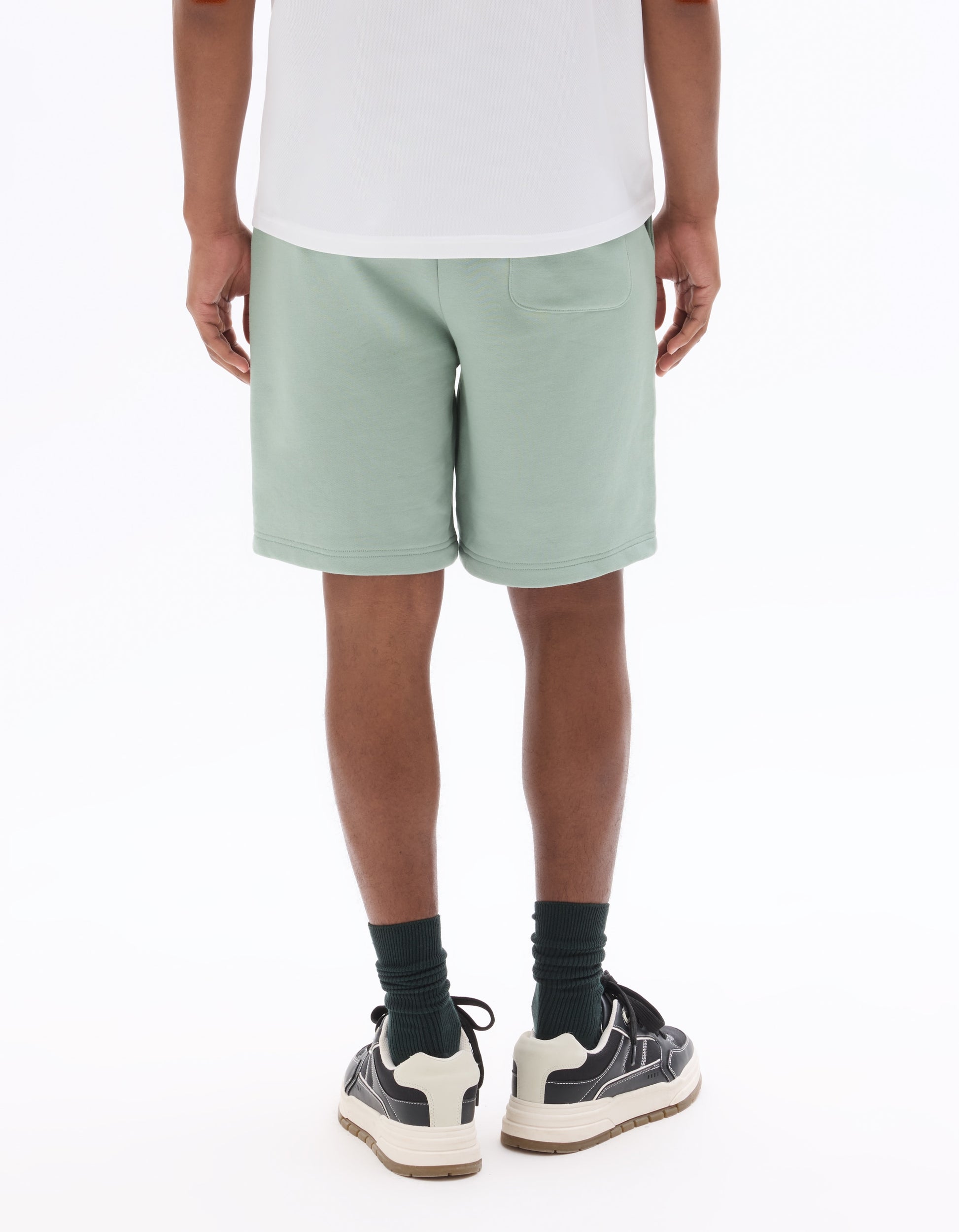 Celio Light Blue 100% Cotton Fleece Shorts - Blue