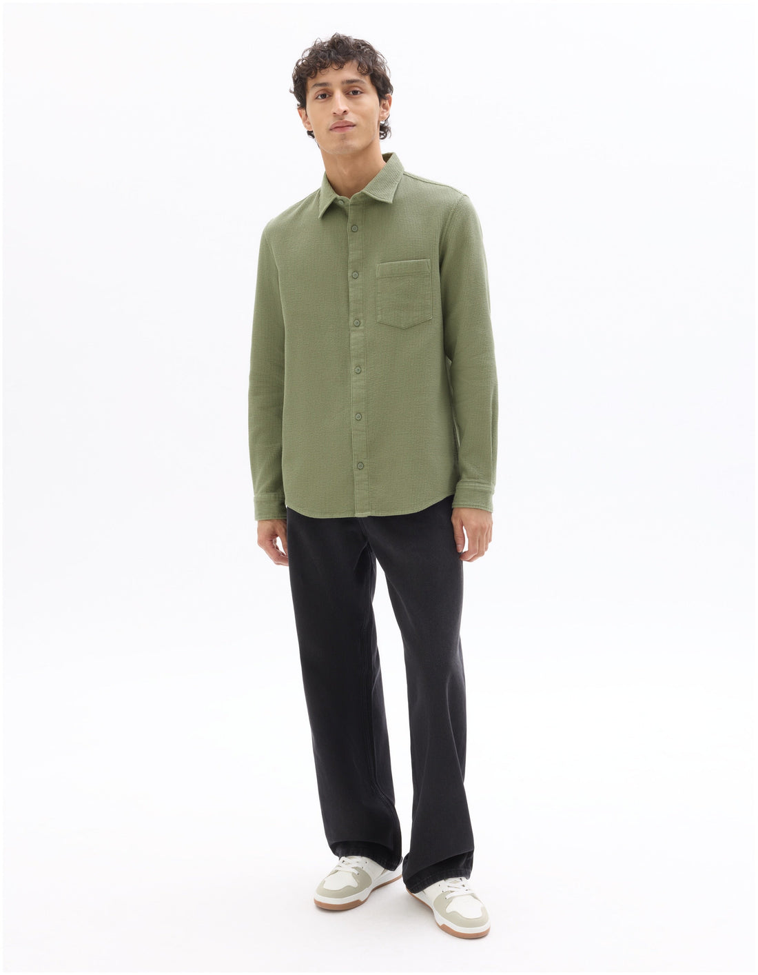 Regular fit waffle effect shirt Celio