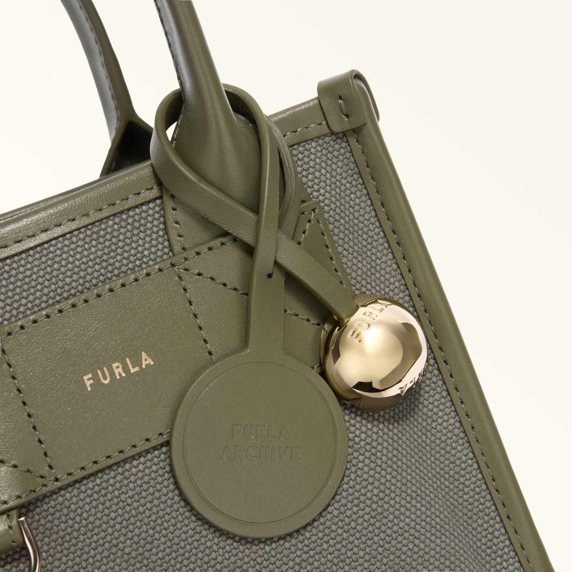Furla Divide It Mini Tote in Green - Bags 