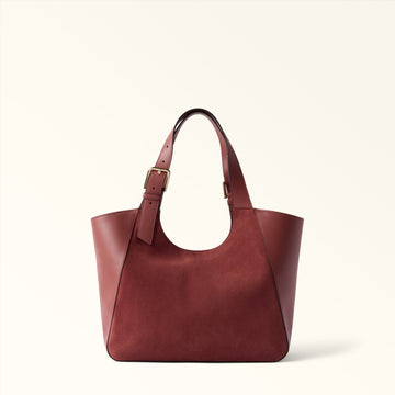 Furla Dora M Tote in Red - Bags 