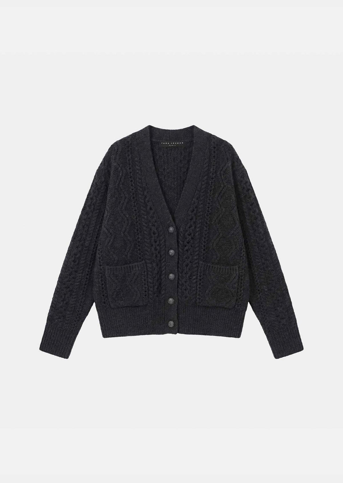 Gilou cardigan in grey by Tara Jarmon