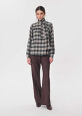 Titien top in khaki by Tara Jarmon