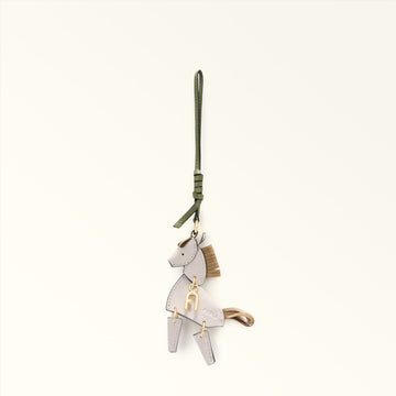 Furla Allegra Horse Charm in White - Charms 
