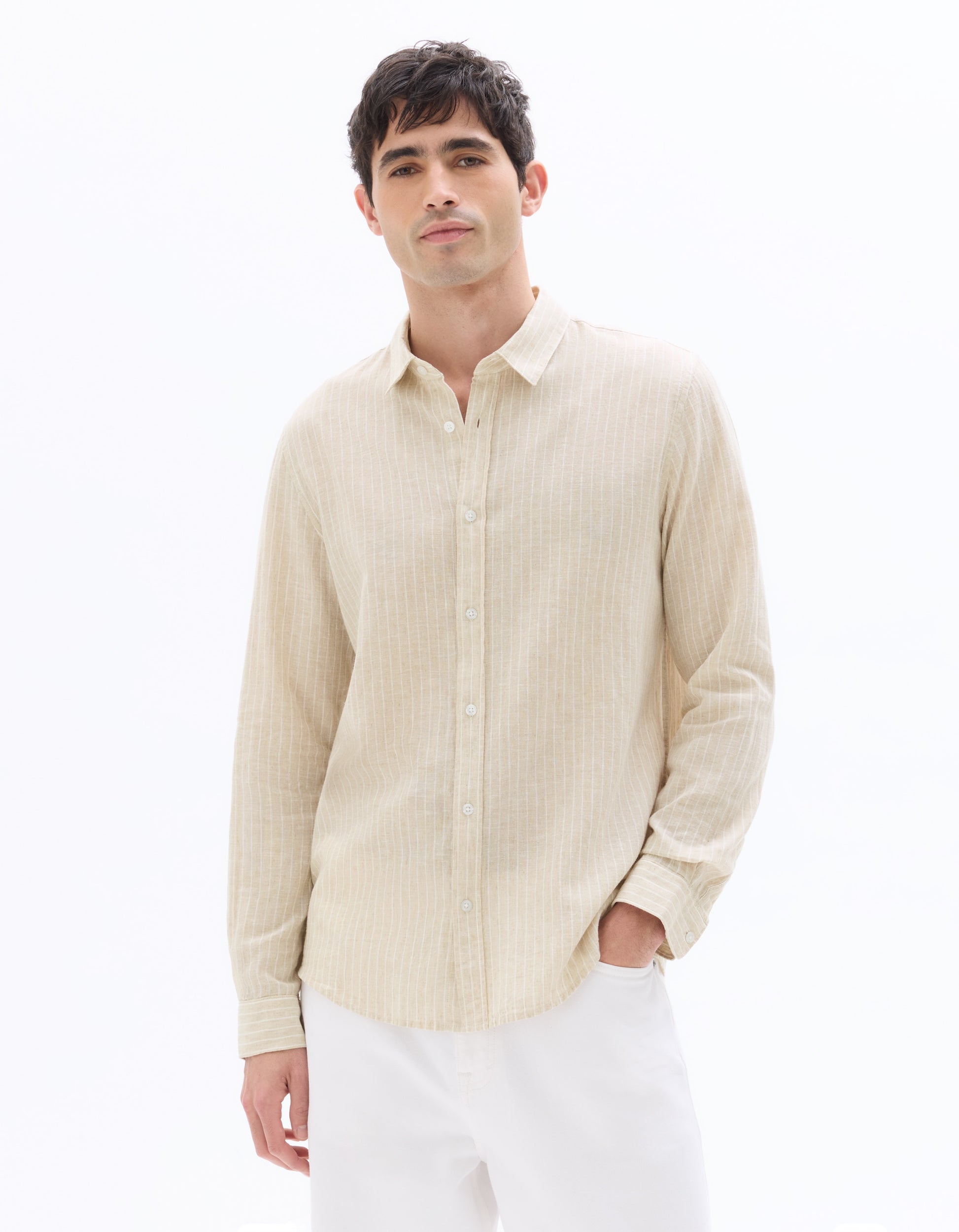 Sand Long Sleeves Shirt for Men
