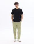 Celio Regular Fit Ribbed 100% Cotton Joggers - Green