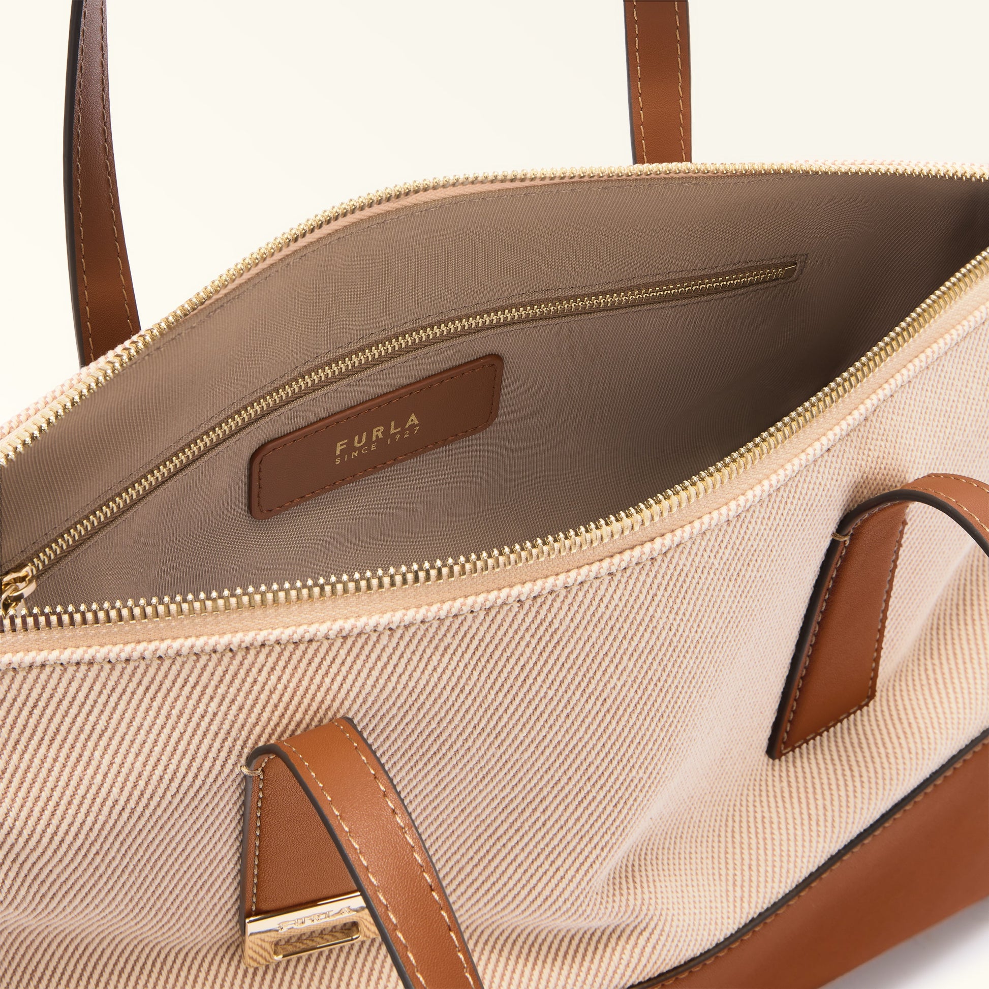Furla Olivia M Tote in Brown - Bags 