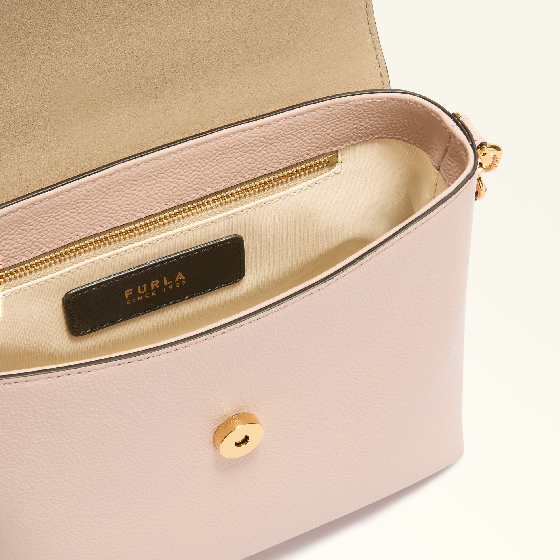 Furla Moonlight S Top Handle Bag In Leather
