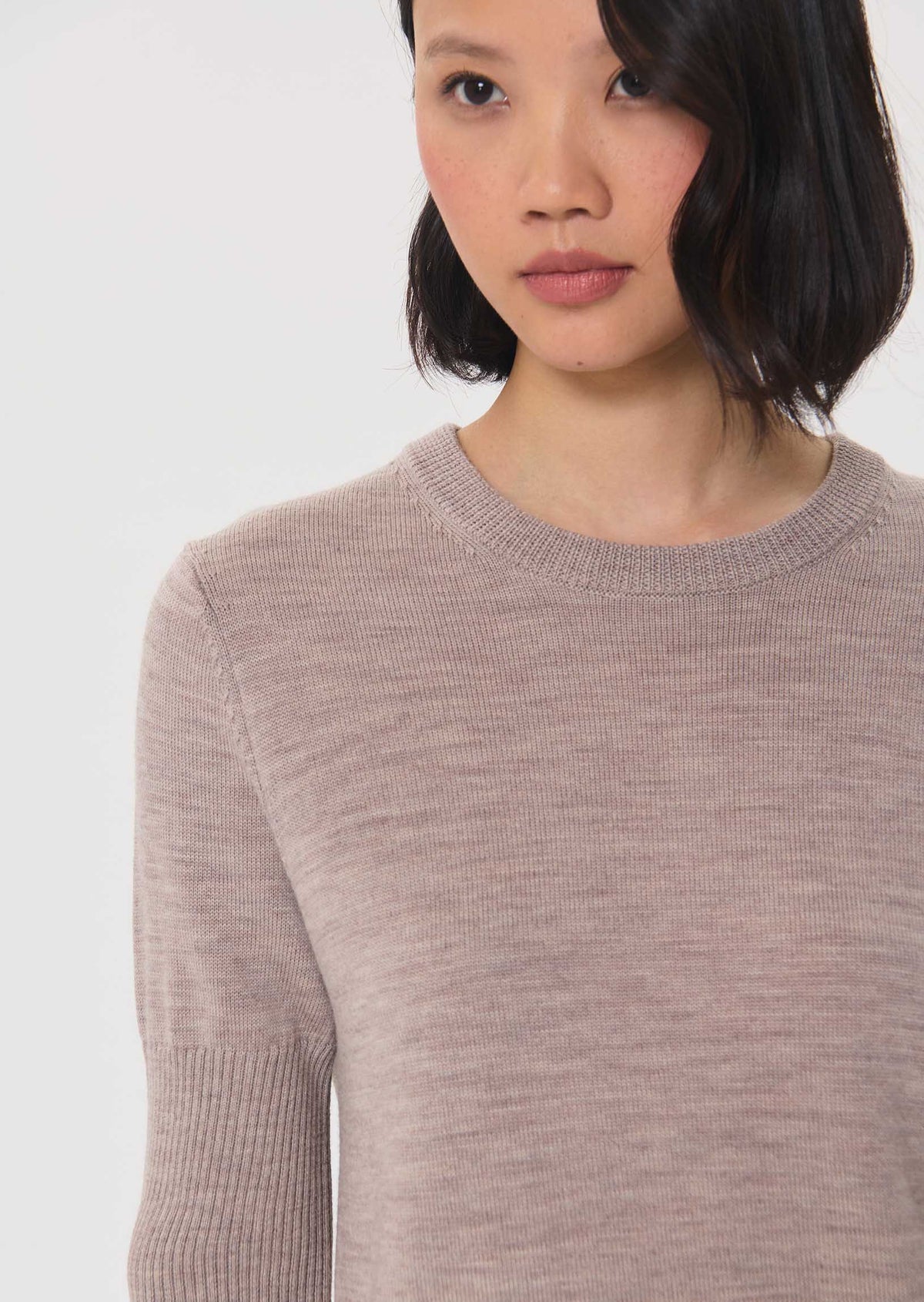 Paoline sweater in hazel by Tara Jarmon