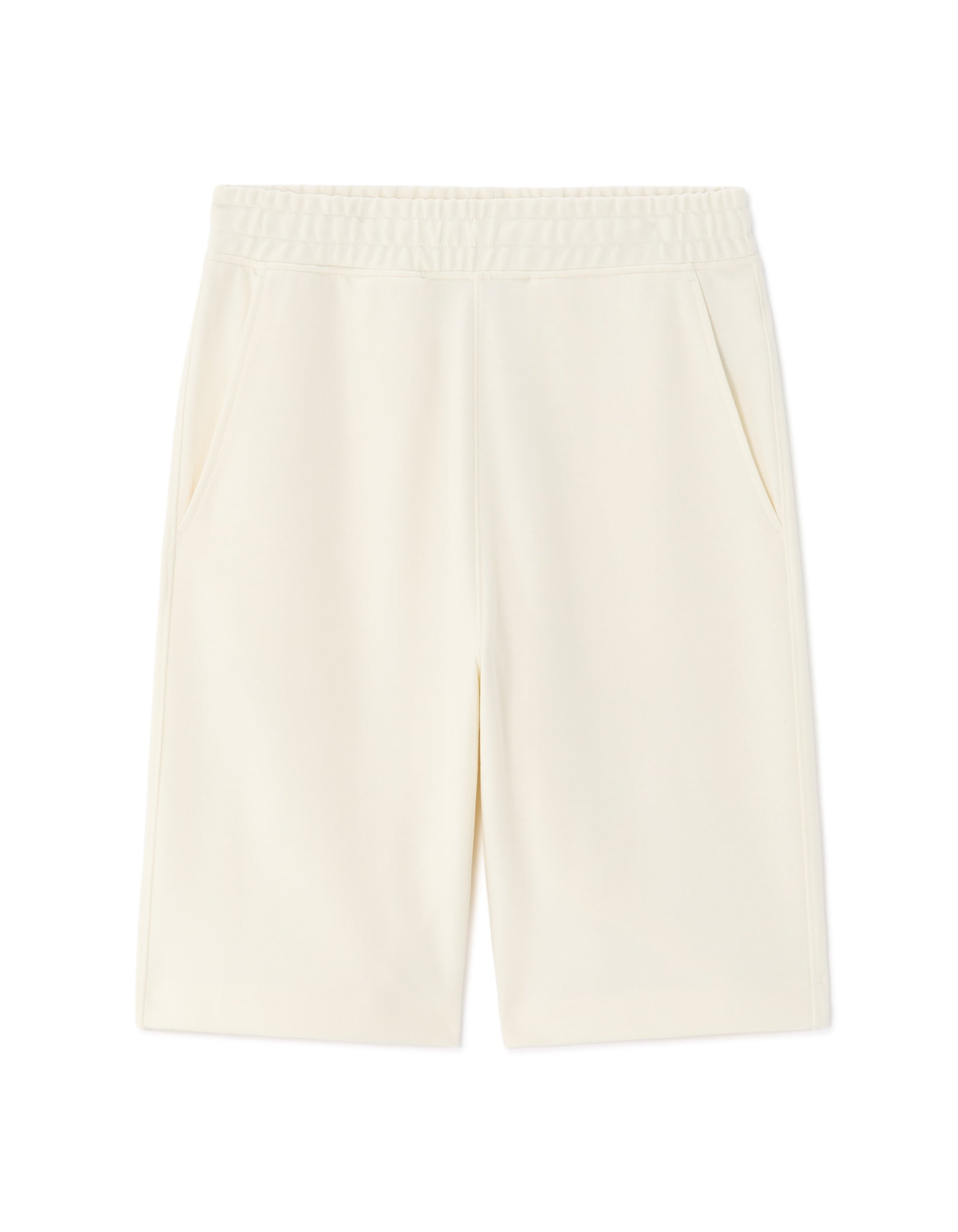 Celio Loose Interlock Shorts - White
