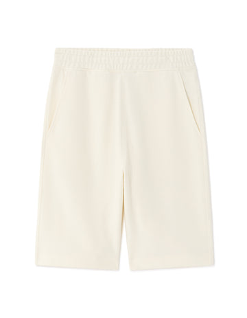 Celio Loose Interlock Shorts - White