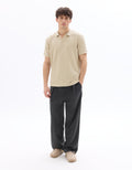 Regular Fit Waffle Knit Polo Celio