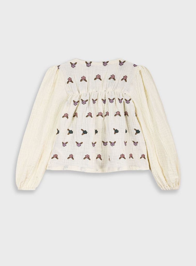 Children's White Shirt For Girl