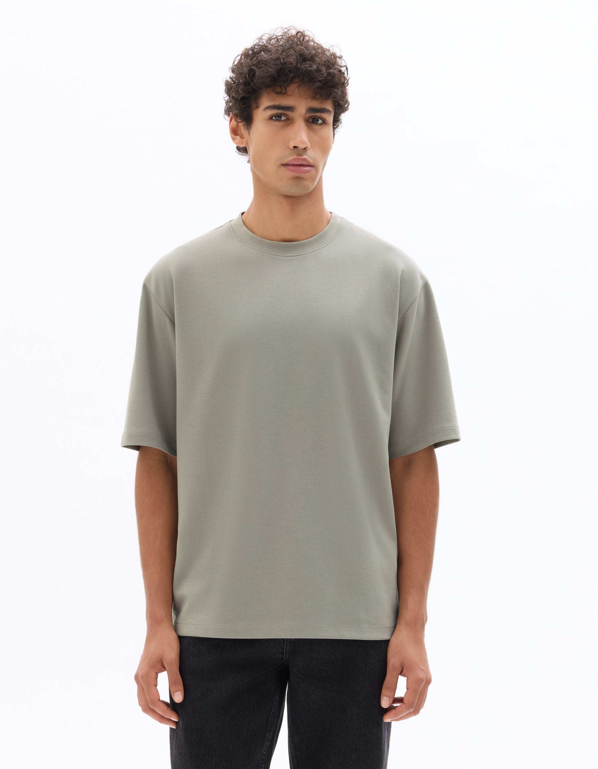 Celio Oversized round neck T-shirt - Grey