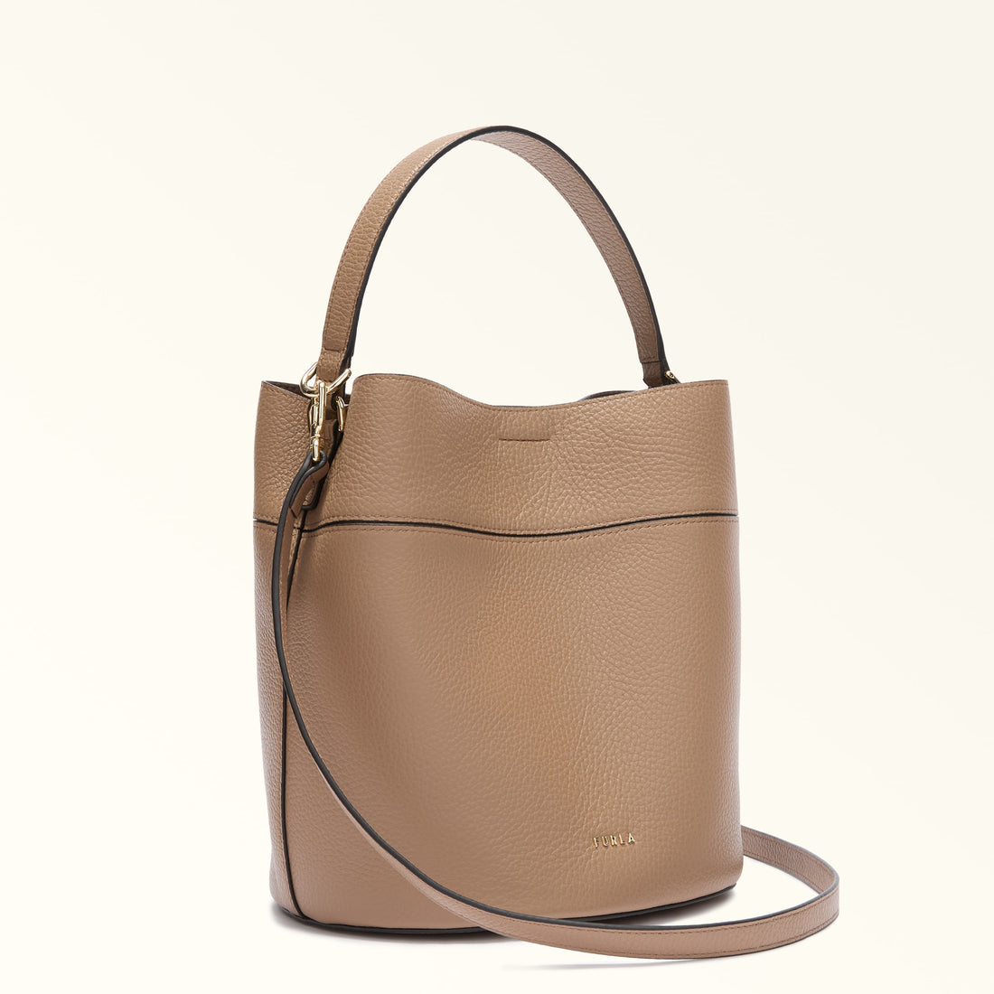 Furla Amelia M Bucket Bag in Brown - Bags 