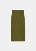 Janna  green knitted skirt for women