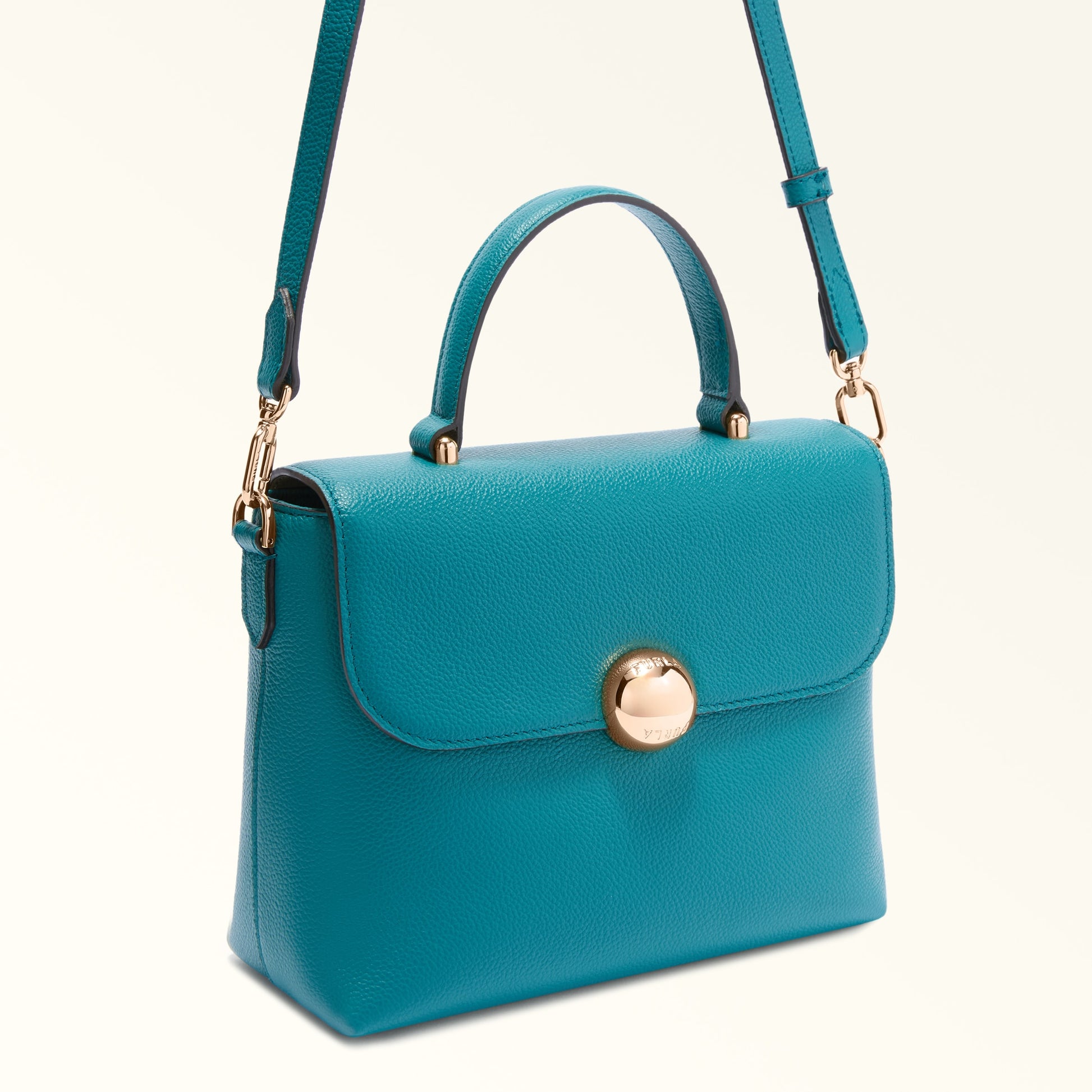 Furla Moonlight S Top Handle Bag In Leather