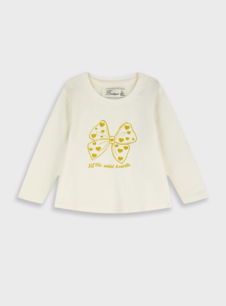 Cotton Girl Blouse - Cream