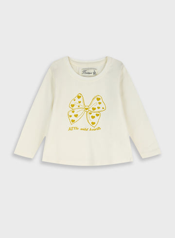 Cotton Girl Blouse - Cream