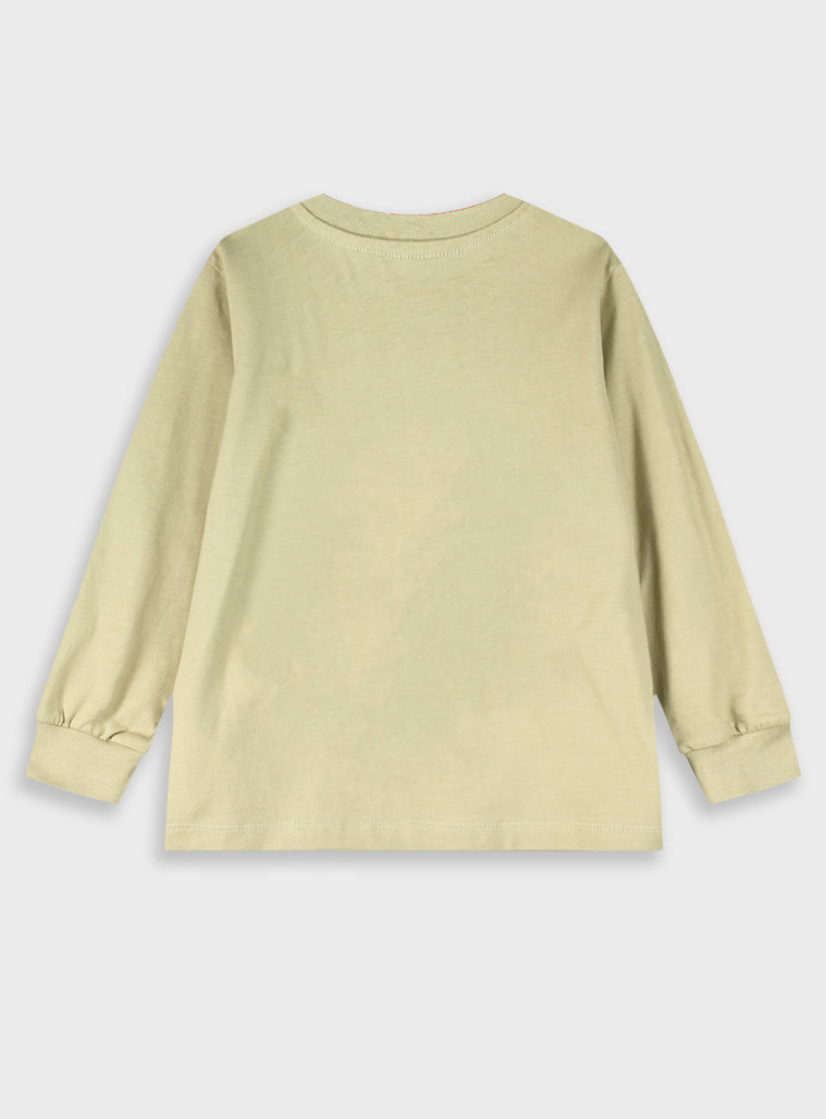Cotton Boy Blouse - Beige
