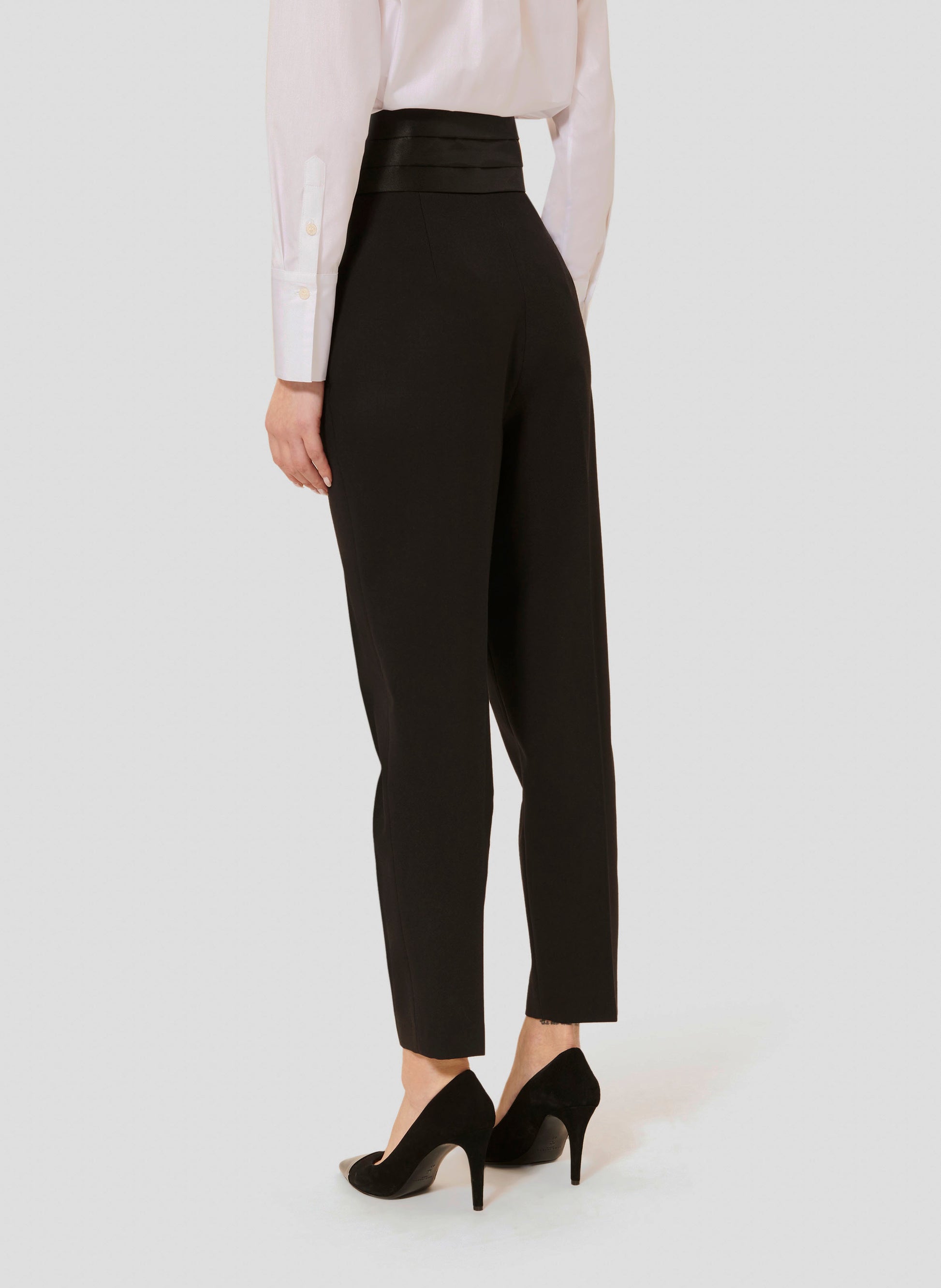 Paul Black Wool Pants by Tara Jarmon Lebanon