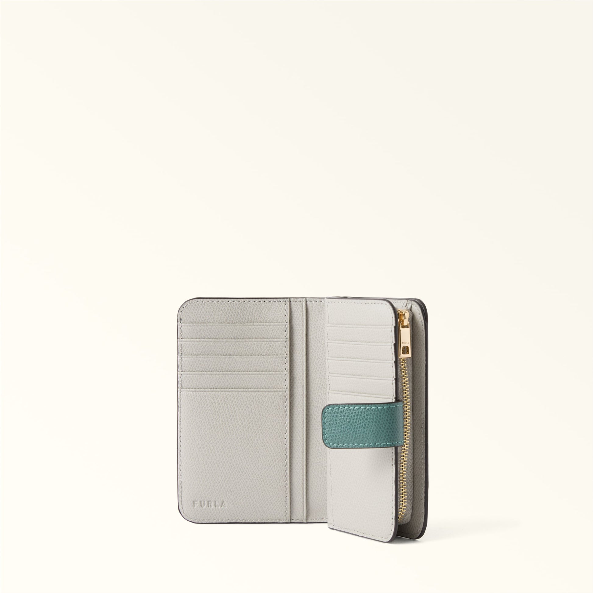 Furla Camelia M Compact Wallet in Green - Wallets 