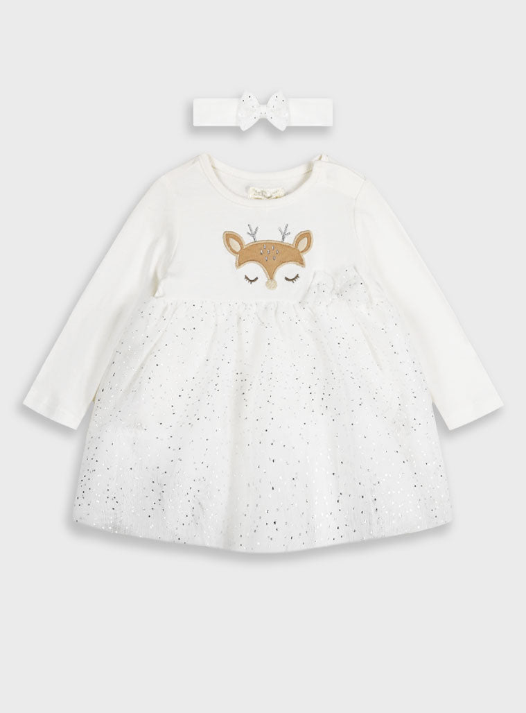 INFANT'S DRESS & HEADBAND