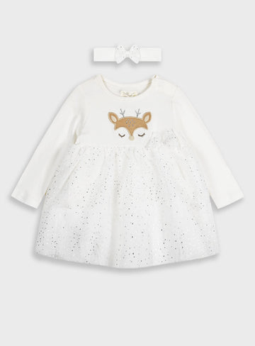 INFANT'S DRESS & HEADBAND