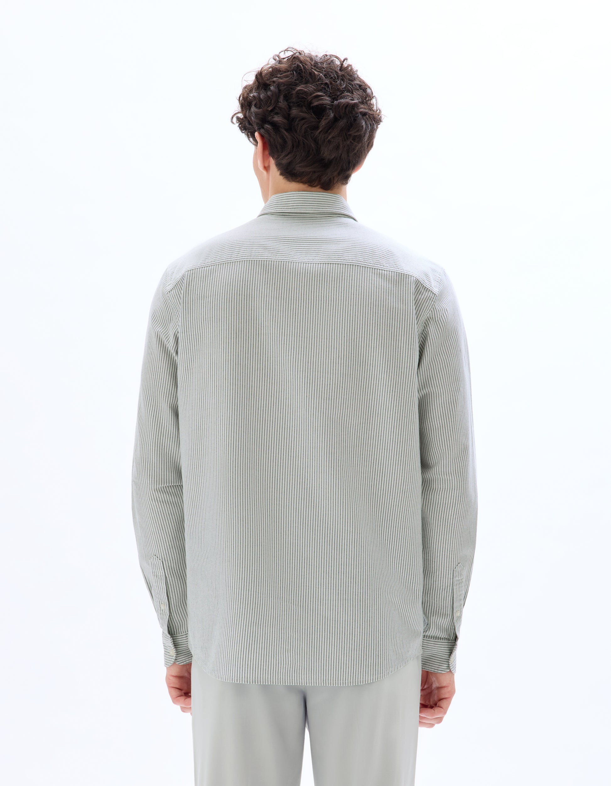 Vert Fonce Long Sleeves Shirt - Celio Lebanon