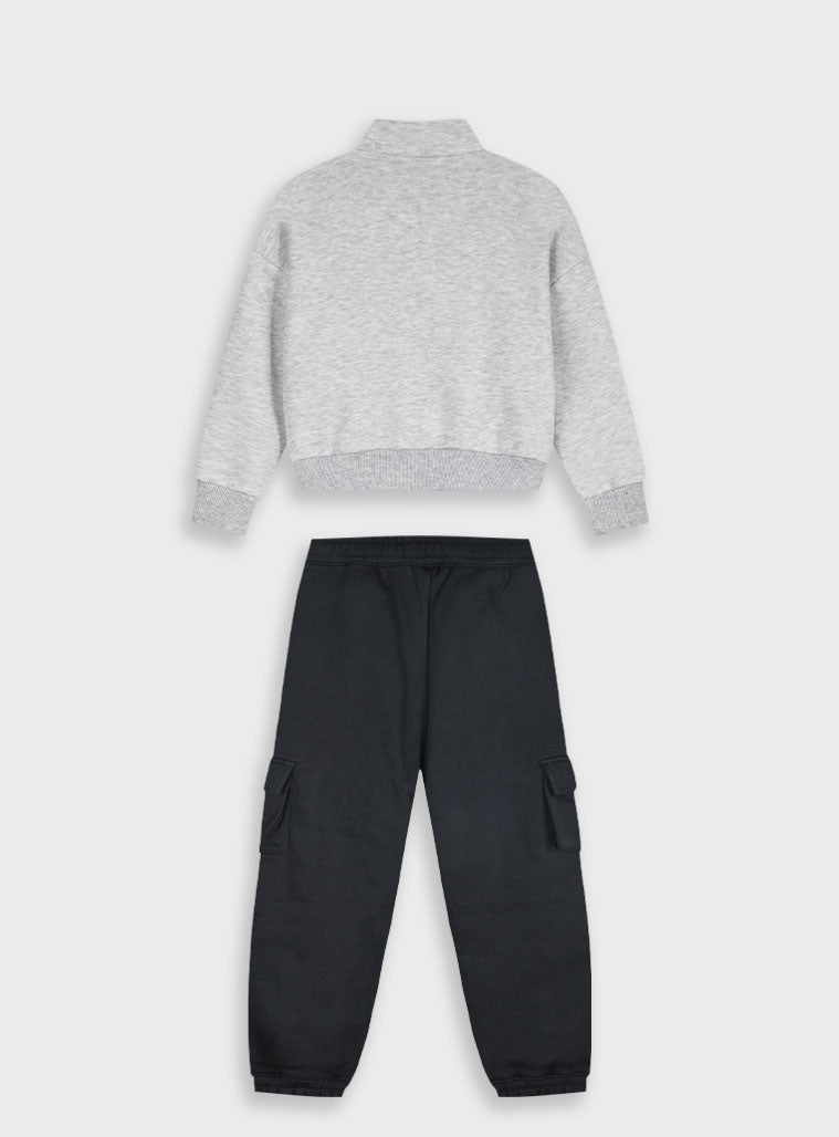 Children's Offwhite Tracksuit For Girl Energiers