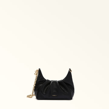Furla Delia Mini Shoulder in Black - Bags 