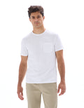 Optical White Short Sleeves Tshirt - Celio Lebanon