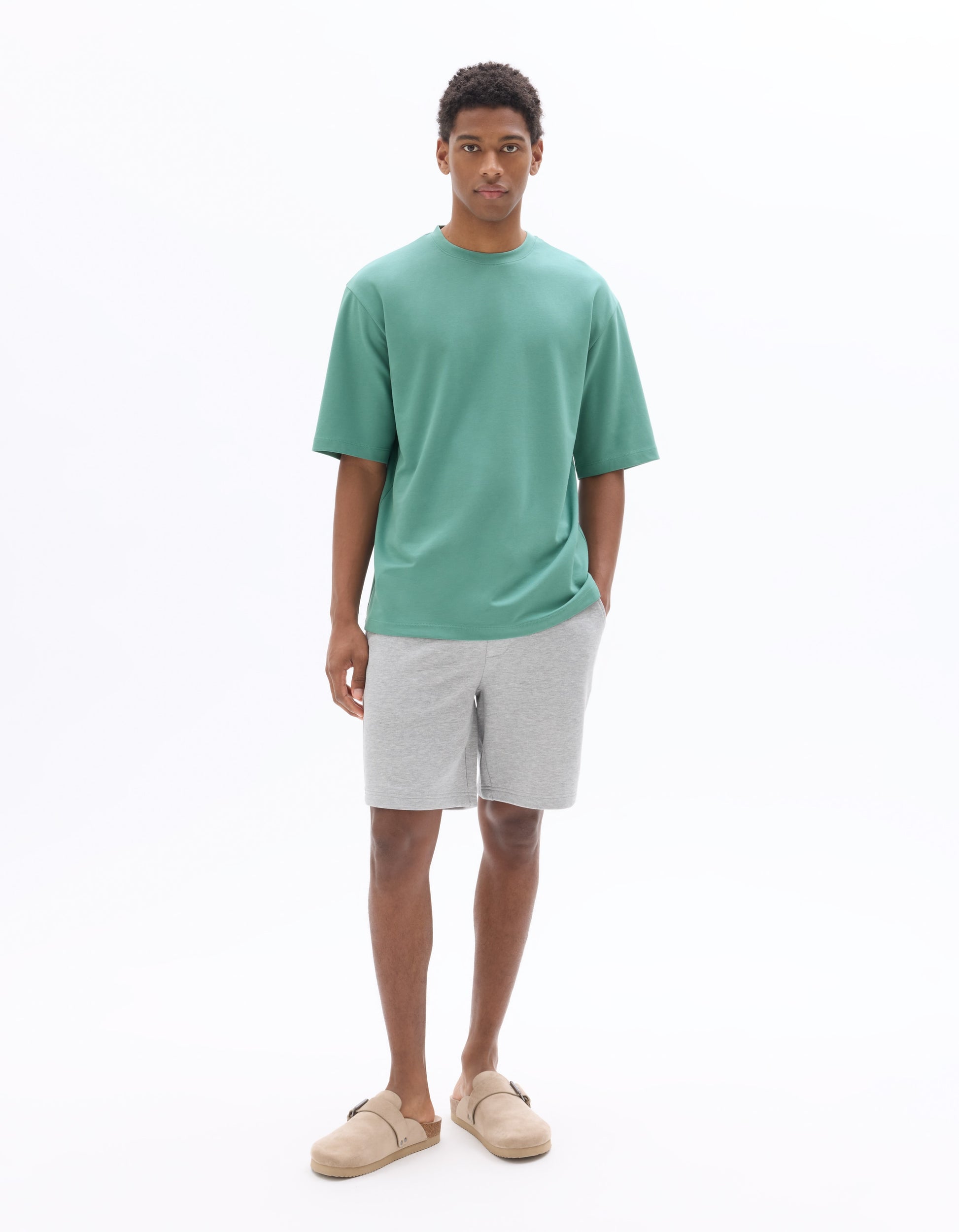 Celio Oversized Crew Neck T-shirt - Blue