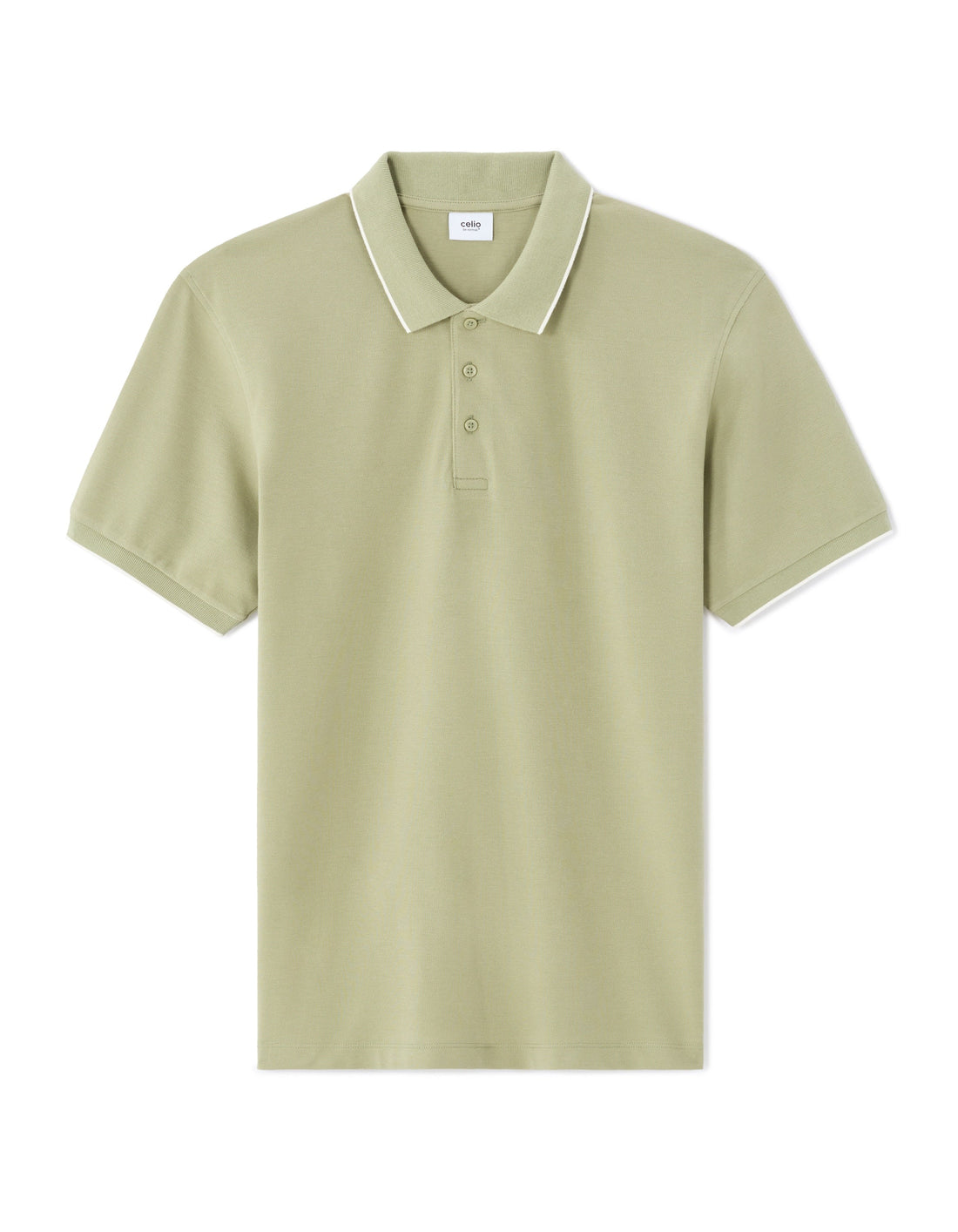 Regular Fit 100% Cotton pique Polo Celio