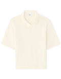 Celio Cotton Short-Sleeved Polo - White