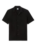 Celio Textured Regular Fit Short-Sleeved Shirt - Black