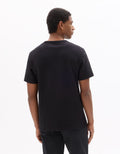 Celio Black Boxy Crew Neck 100% Heavyweight Cotton T-shirt - Black