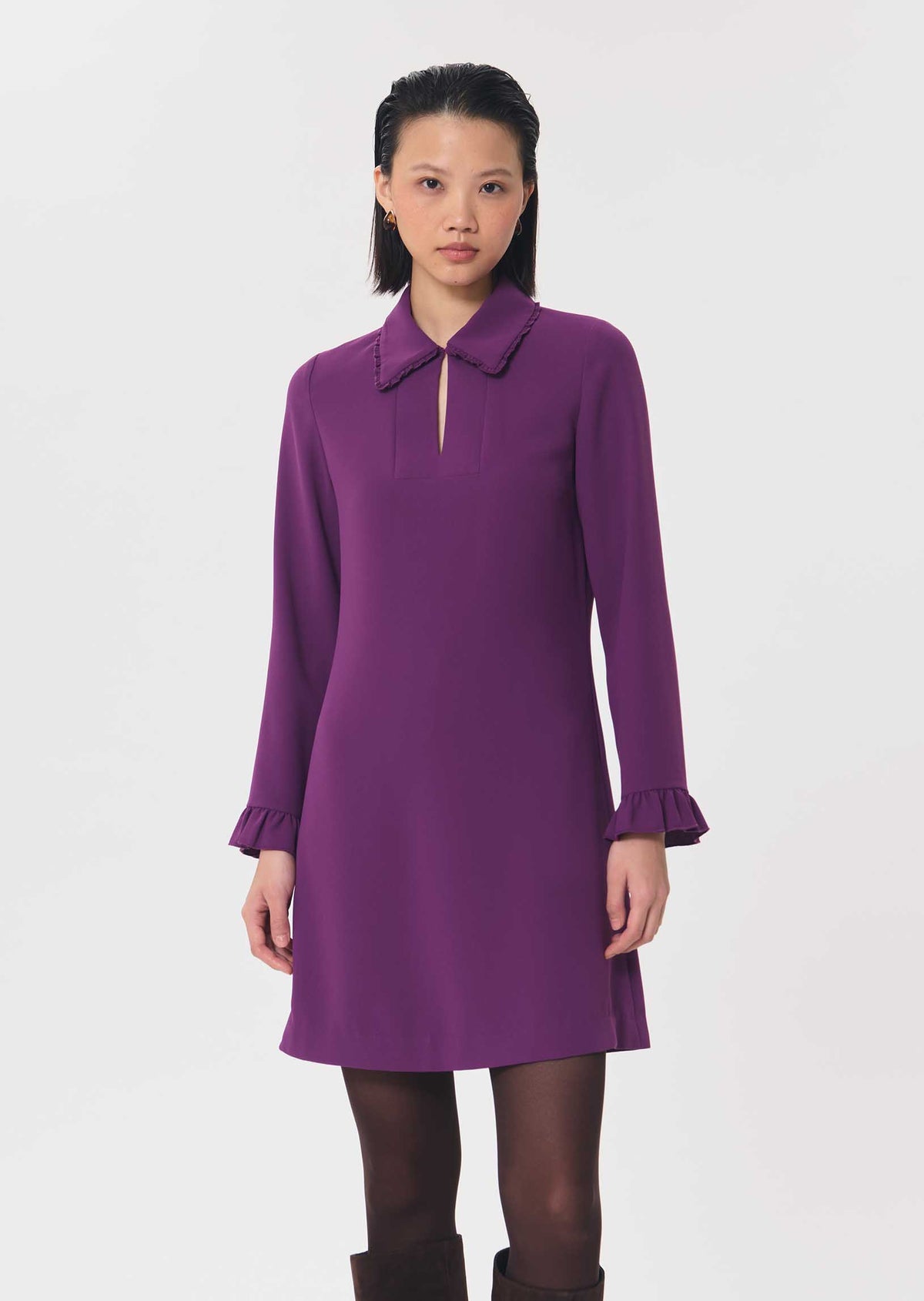 Roline dress in purple by Tara Jarmon