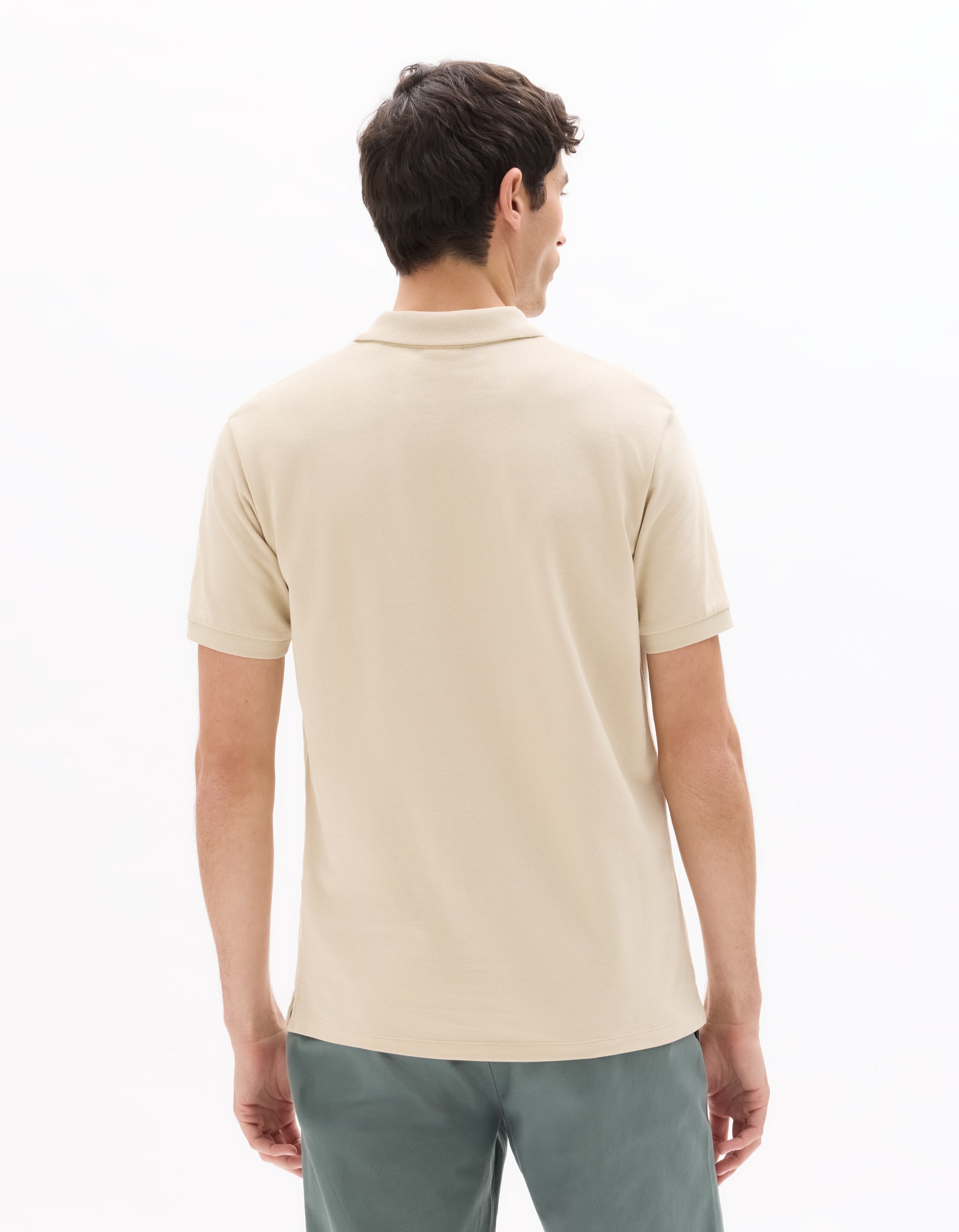 Beige Light Short sleeves Polo for men