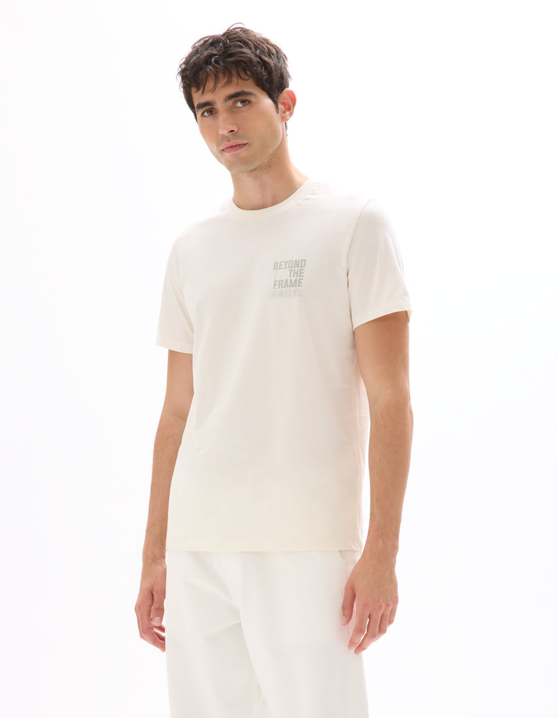 MEXWORD ECRU SS TSHIRT - Celio lebanon