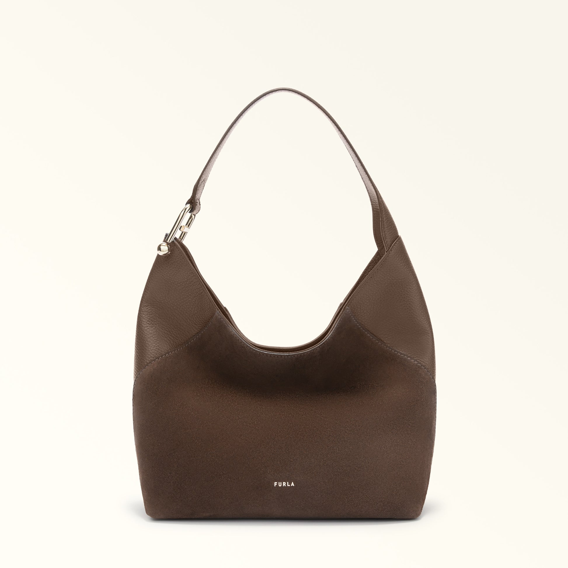 Furla Lara M Hobo Bag In Leather