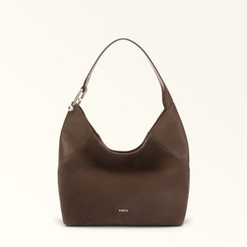 Furla Lara M Hobo Bag In Leather