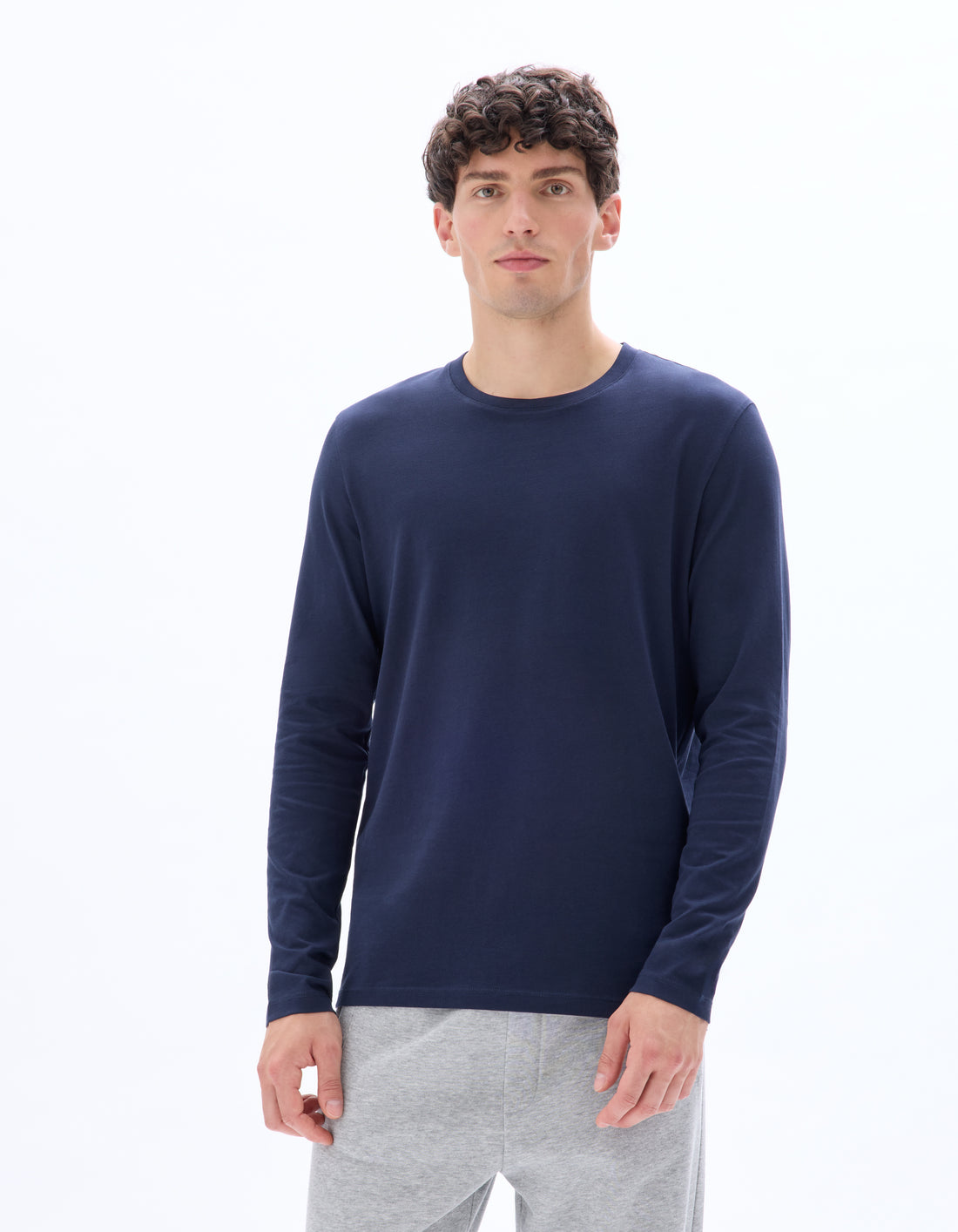 Navy Long Sleeves Tshirt - Celio Lebanon