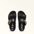 Furla Solea Sandal T.10 in Black - Shoes 