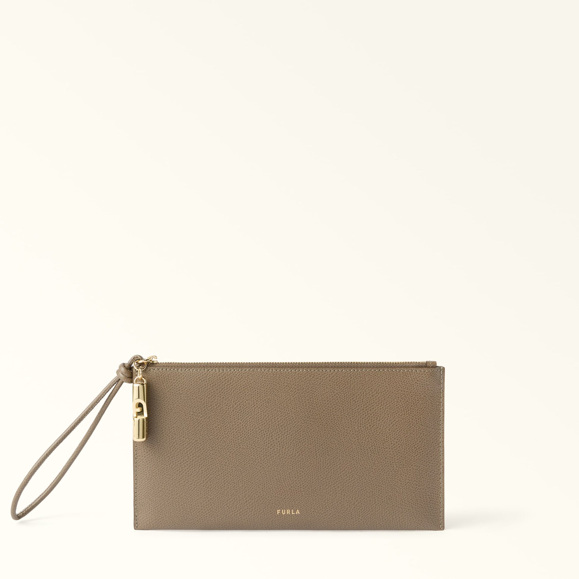 Furla Iride M Envelope in Grey - Bags 