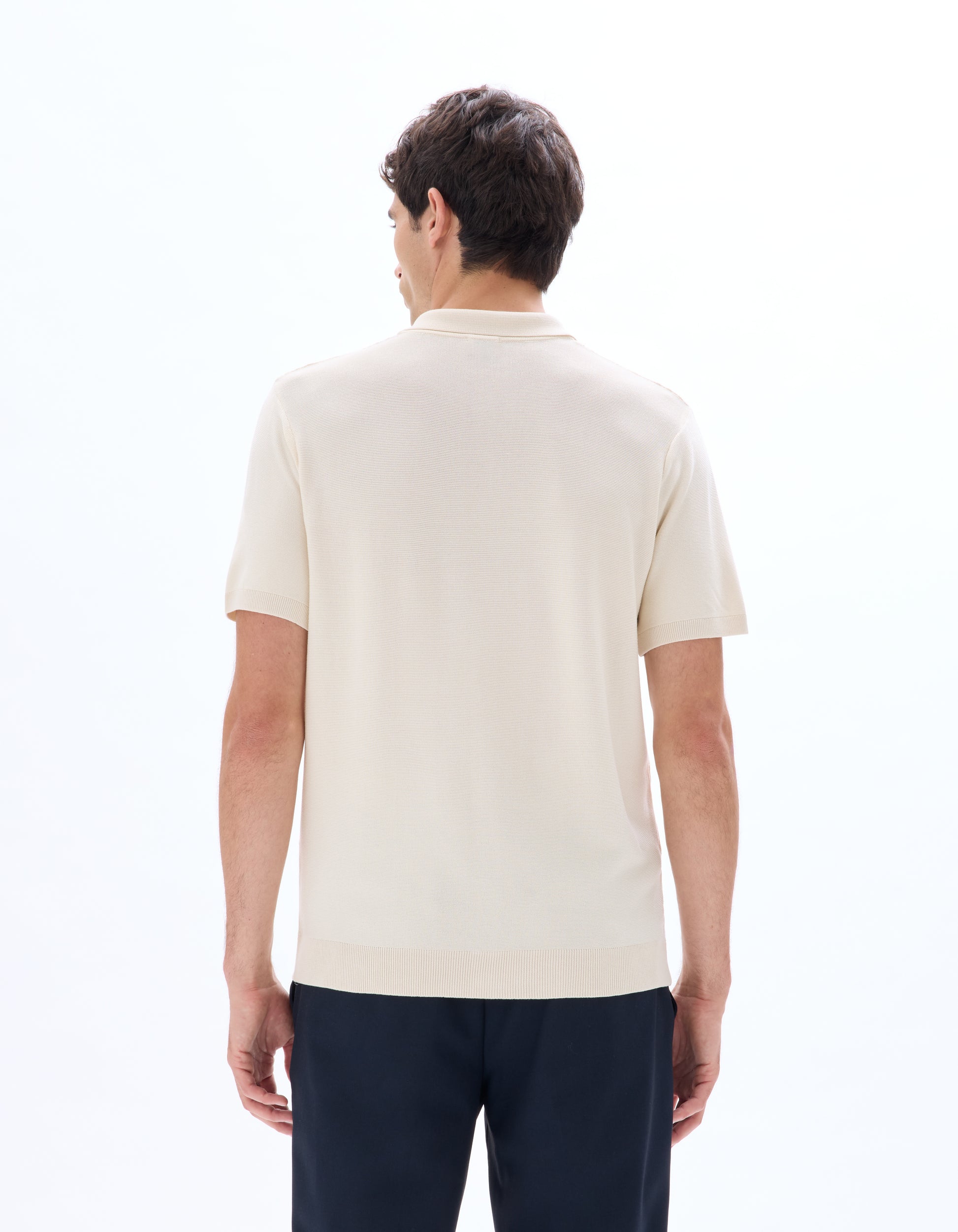 Ecru Short Sleeves Shirt - Celio Lebanon