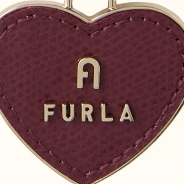Furla Camelia Keyring Heart in Red - Charms 