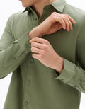 Green Long Sleeves Shirt for Men