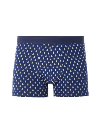 Celio Light Blue Micro-Print Boxer Briefs - Blue