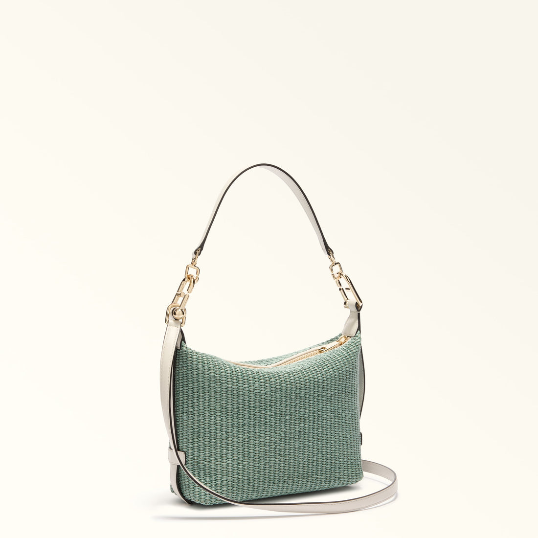 Furla Tonie Mini Hobo in Green - Bags 