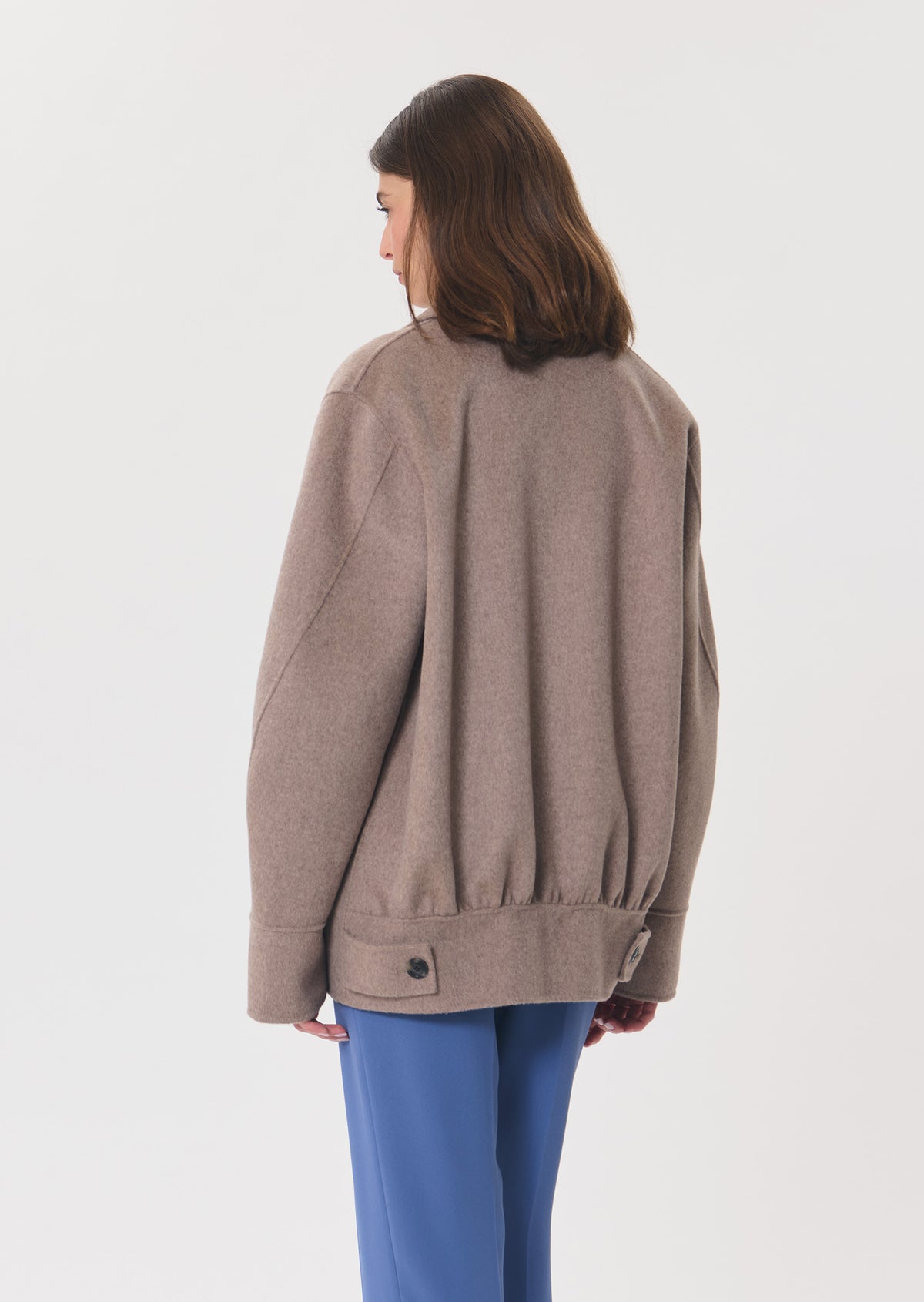 Marlo coat in hazel wool by Tara Jarmon